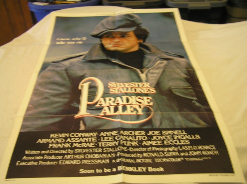 Direct store 1978 Movie Poster Same day shipping quot;Paradise Folded Original Syl Alleyquot;