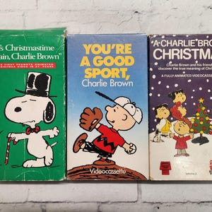 A Charlie Brown Christmas Vhs - Etsy
