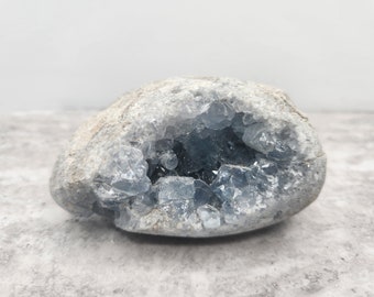 1LB Celestite (Celestine) Rough Natural Crystal Freeform - Blue Crystal Gemstone - Natural Raw Gemstone #123