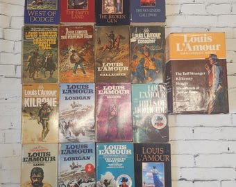 Vintage Louis L'Amour Bestselling Western Writer Paperback Book - U PICK