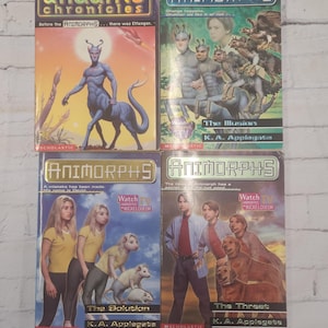 Vintage Animorphs Paperback Children&#39;s YA Books - Author K.A. Applegate - Andalite Chronicles