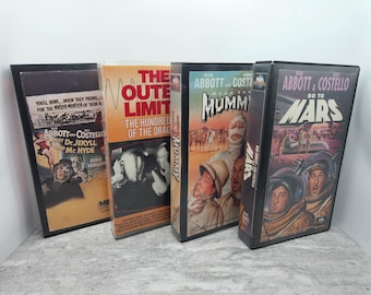 Vintage Bud Abbott & Lou Costello VHS Tape - You Pick