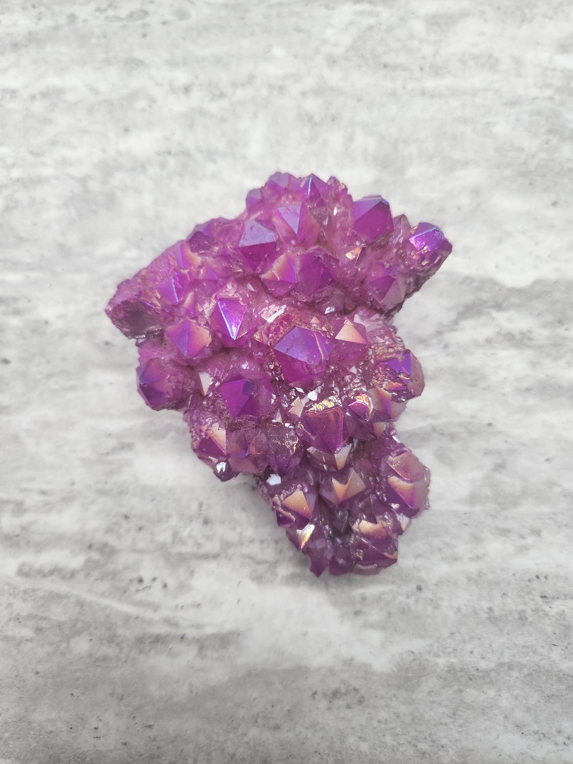 Colorful Titanium Angel Aura Rainbow Coated Quartz Natural Crystal ...