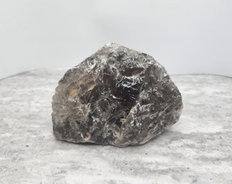 2.1LB Rough Raw Chunk of Smoky Quartz Crystal - Natural Gemstone Unpolished Freeform