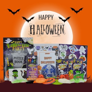 Halloween Treat Box: Activity Book, Stickers & Candy