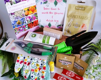 Garden Hamper Gift for New Home , Gift for Her, Mum, Nan, Grandmother, Birthday, Allotment, Gardening, Seeds, Flowers, Welcome, Get Well