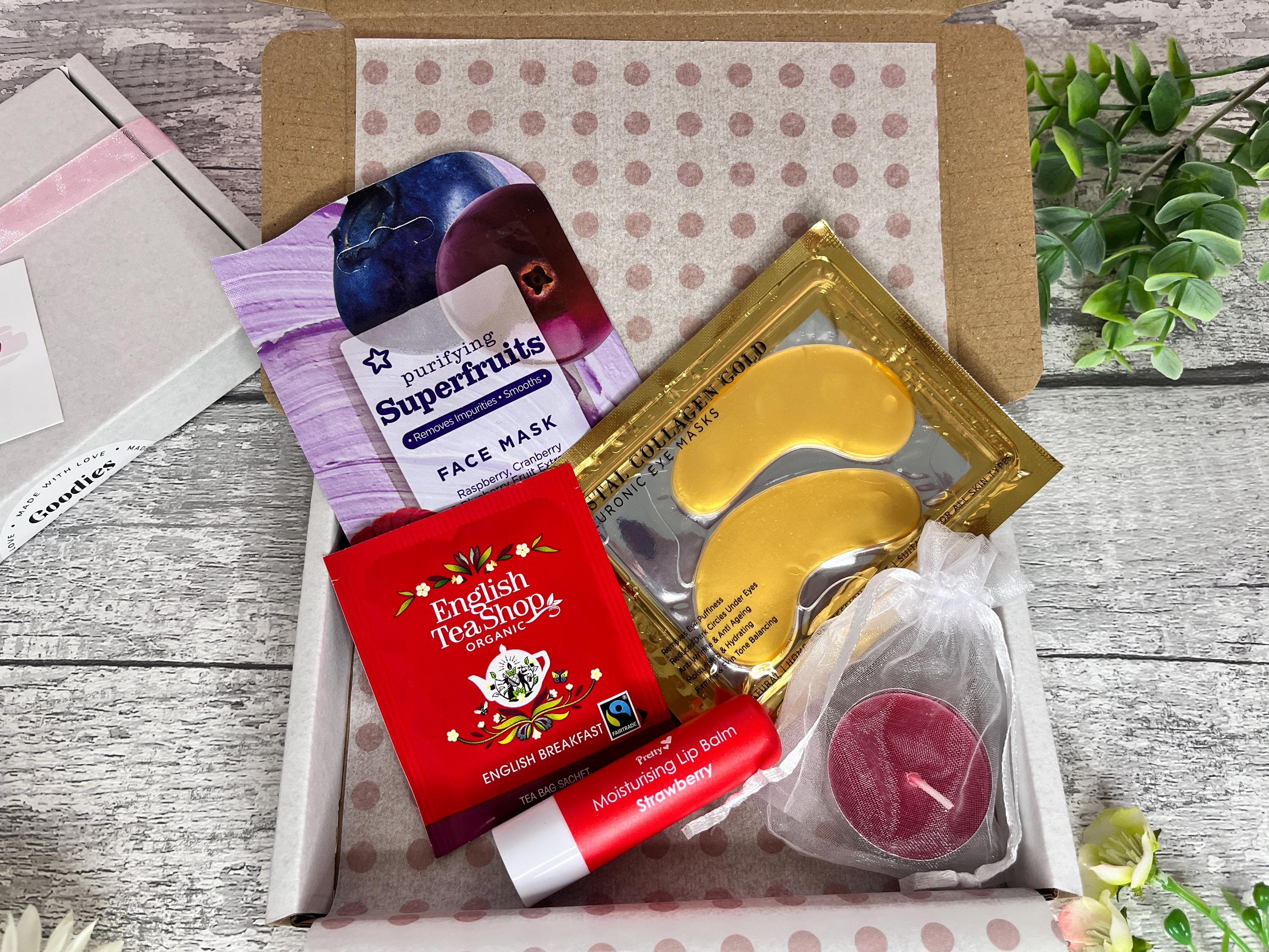 Mini Pamper Self Care Personalised Letterbox Gift For Her, Birthday, Mum, Sister, Friend, Girlfriend, Nan, Grandma, Teacher