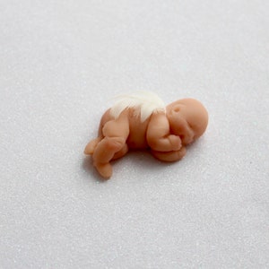 Baby Loss Gift Baby with Angel Wings Little Angel Baby Miscarriage Keepsake Memorial Polymer Clay Mini Baby Angel Wings image 10