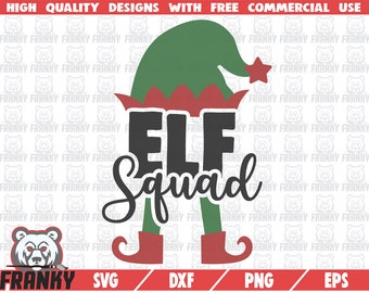 Elf Squad Svg Etsy