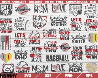 Baseball Sister Svg Etsy
