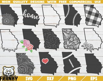 Georgia Svg Etsy