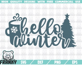 Download Hello Winter Svg Etsy