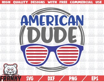 Download Clip Art Cut File American Boy Dxf File Independence Day 4th Of July Fourth Of July United States Svg Digital American Dude Svg Usa Art Collectibles