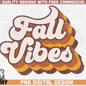 Herfst vibes retro distressed PNG | Direct downloaden | Sublimatie ontwerp | Herfst shirt print | Herfst sublimatie | Retro sublimatie png