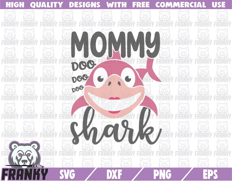 Free Free 206 Mommy Shark Svg Free SVG PNG EPS DXF File