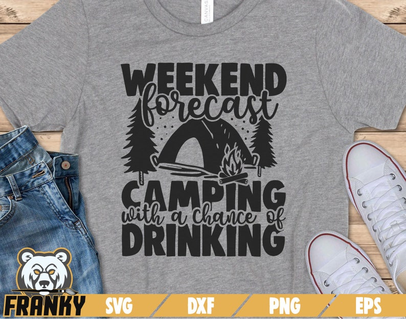 Download Weekend forecast SVG Camping SVG Camping shirt Tent svg | Etsy