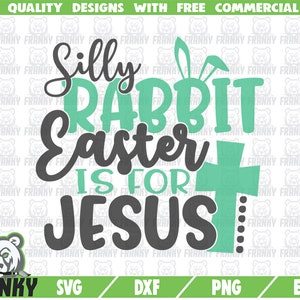 Dumme Kaninchen Ostern ist für Jesus SVG - geschnitten E-Datei - Dxf-Datei - Ostern Shirt-Design - Ostern Jesus SVG - Ostern geschnitten Datei - Osterhase SVG