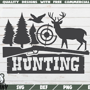 Jagd SVG - sofortiger Download - druckbare geschnittenDatei - kommerzielle Nutzung - Jagd Shirt Svg - Jagd Aufkleber Svg - Hirsch Svg - Ente Svg - Jäger