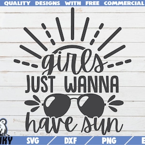 Le ragazze vogliono solo avere il sole SVG - Download istantaneo - File tagliato stampabile - Camicia lago SVG- Decorazione della casa sul lago - Vacanza sul lago svg - Barca svg