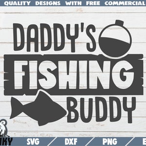 Compañero de pesca de papá SVG - Descarga instantánea - Archivo de corte imprimible - Uso comercial - Papá de pesca svg - Pescador svg - Camisa de pesca svg