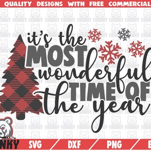 Kerst SVG-cut bestand-DXF-bestand-kerstboom SVG-Buffalo geruite SVG-vakantie SVG-winter SVG-kerst shirt-Snowflake SVG