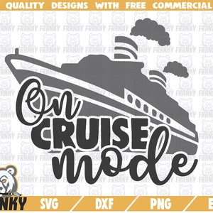 En mode croisière SVG - Fichier coupé - Fichier DXF - Chemise croisière - Vacances - Summer svg - Mer - Océan - Nautique - Navire svg - Voyage d’été - Digital