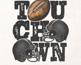 Touchdown Png | Football design Png | Instant download | Football shirt print png | Black football helmet Png | Football season png