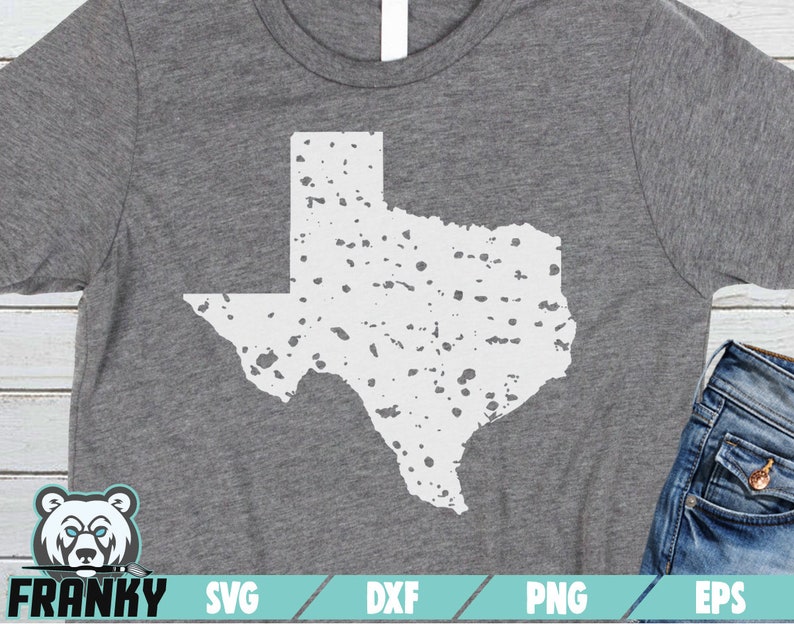 State of Texas Texas shirt SVG DXF file United states svg Texas state Cut file Grunge Texas State SVG Distressed Love texas