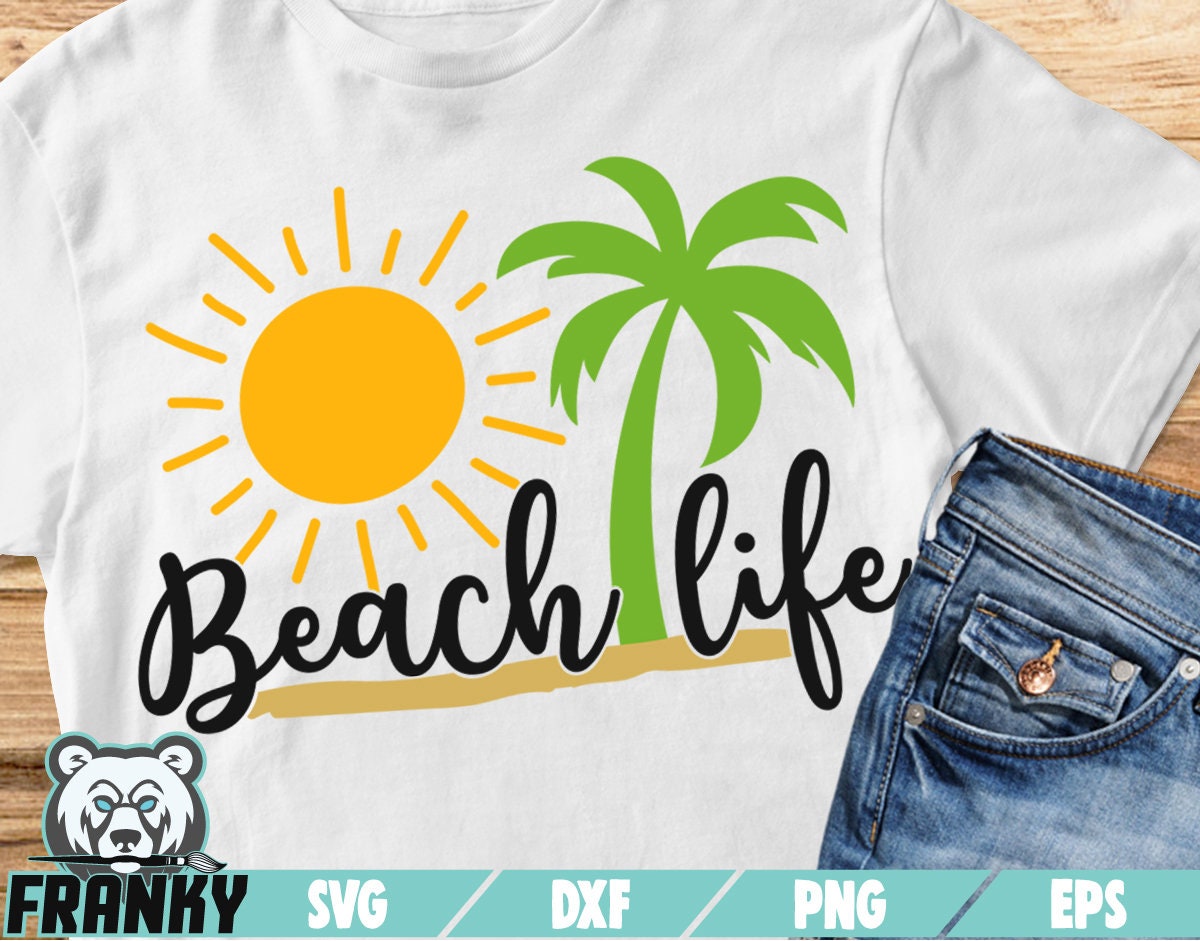Neon Beach Life Svg File Beach Shirt Svg Beach Saying Svg Etsy | My XXX ...