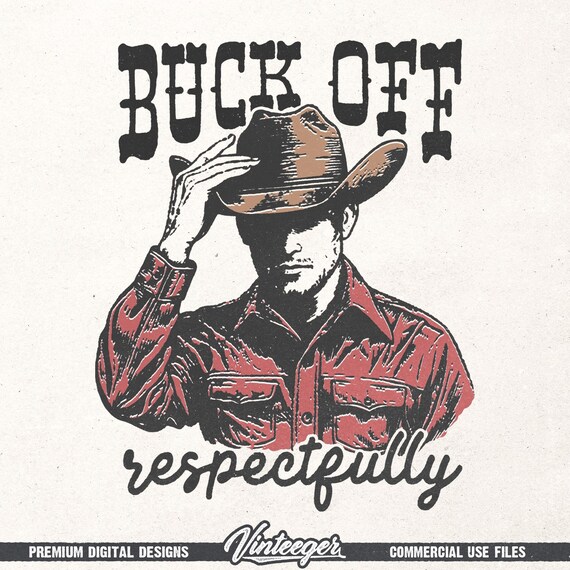 Funny Western Graphic PNG – Retro Cowboy t-shirt Design with humorous quote for Sublimation and DTG Printing – Vintage country design PNG