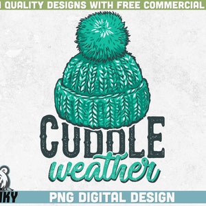 Câlins météo PNG | Conception de sublimation | Téléchargement instantané | Conception de sublimation hivernale | Conception hivernale png | Chapeau d’hiver png | Devis d’hiver