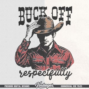 Funny Western Graphic PNG – Retro Cowboy t-shirt Design with humorous quote for Sublimation and DTG Printing – Vintage country design PNG image 6