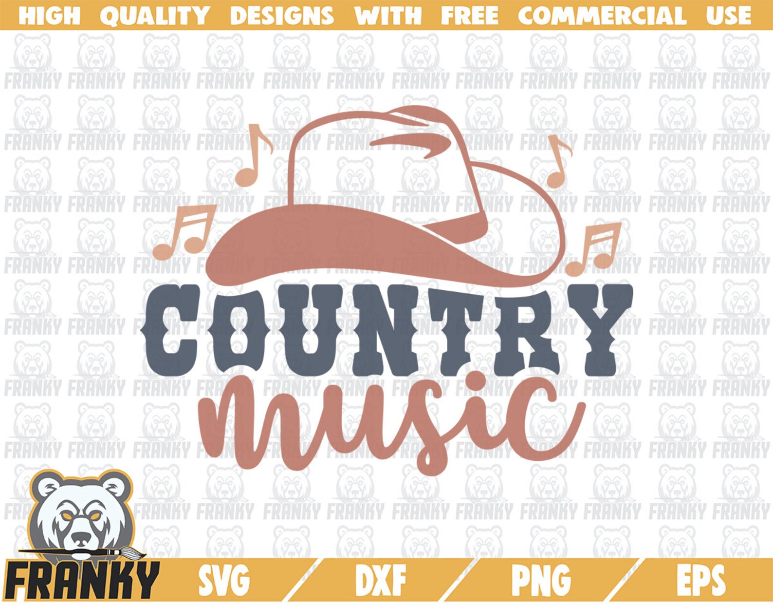 Country Music SVG Cut File DXF File Country Shirt SVG - Etsy