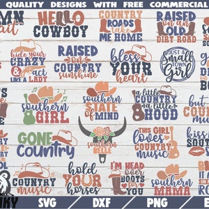 Southern Bundle SVG - 26 Designs - Cut files - Southern girl SVG - Southern Mom SVG - Southern quotes svg - Southern shirt svg - Farm life