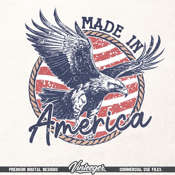 Made in America Png | Retro 4th of july png | Instant download | Vintage independence day png | Retro USA shirt png | fourth of july png
