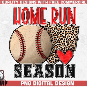 Saison de home run PNG | Conception de sublimation | Téléchargement instantané | | de sublimation de baseball | imprimé de chemise de baseball | de conception de baseball png Numérique