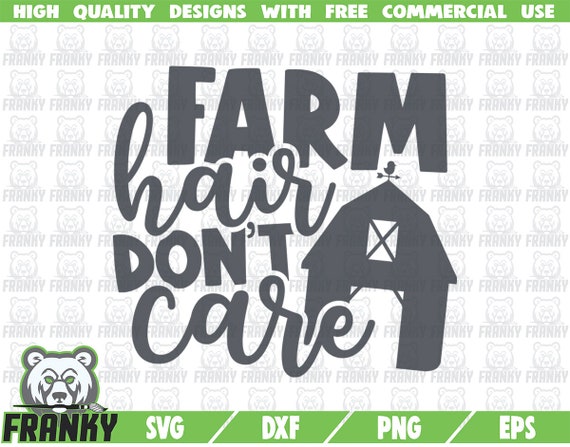 Farm Hair Don't Care T Shirt Farming Farmer Barn Men Women Farm Hair Don't Care T Shirt Farming Farmer Barn Men Women