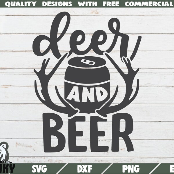 Beer Deer Template Etsy