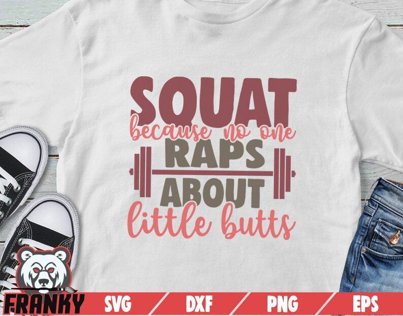 Squat SVG  Gym SVG  Fitness svg  Cut file  DXF file  Girl image 0