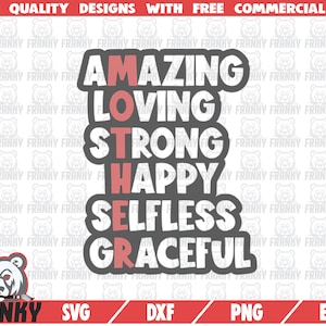Mother SVG - Cut file - DXF file - Mother shirt SVG - Mother&#39;s day gift svg - Best mom svg - Mother design svg - Digital download
