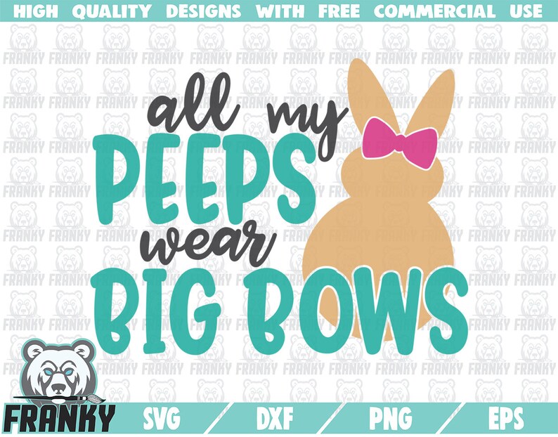 Download Peeps Svg Cut File Silhouette Easter Shirt Svg Bow Svg Easter Svg All My Peeps Wear Big Bows Svg Easter Bunny Svg Dxf File Clip Art Art Collectibles Gkjwonosari Com