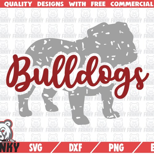 Bulldogs SVG Cut File DXF File Bulldogs Team SVG - Etsy