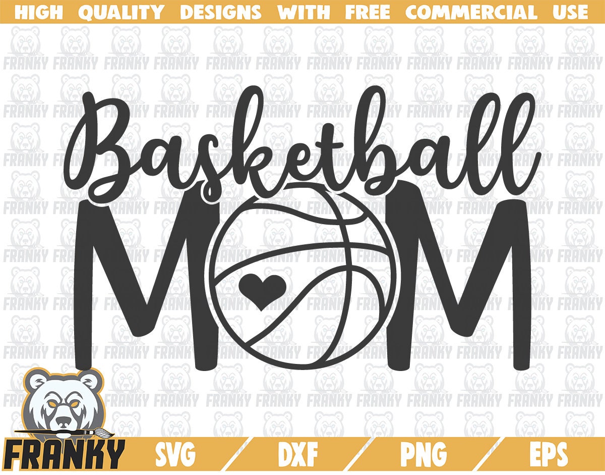 Download Dxf File Cut File Basketball Mom Shirt Svg