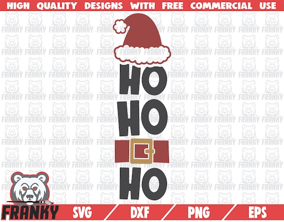 Ho Ho Ho SVG Instant Download Printabla Cut File | Etsy
