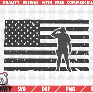 USA flag - Veteran - SVG - Cut file - DXF file - Veteran shirt - United states svg - Soldier svg - Army - Independence day - 4th of july svg