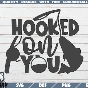 Verslaafd aan je SVG - Instant download - Afdrukbaar gesneden bestand - Commercieel gebruik - Vissen citaat SVG - Bobbers svg - Bas vis svg - Hengels