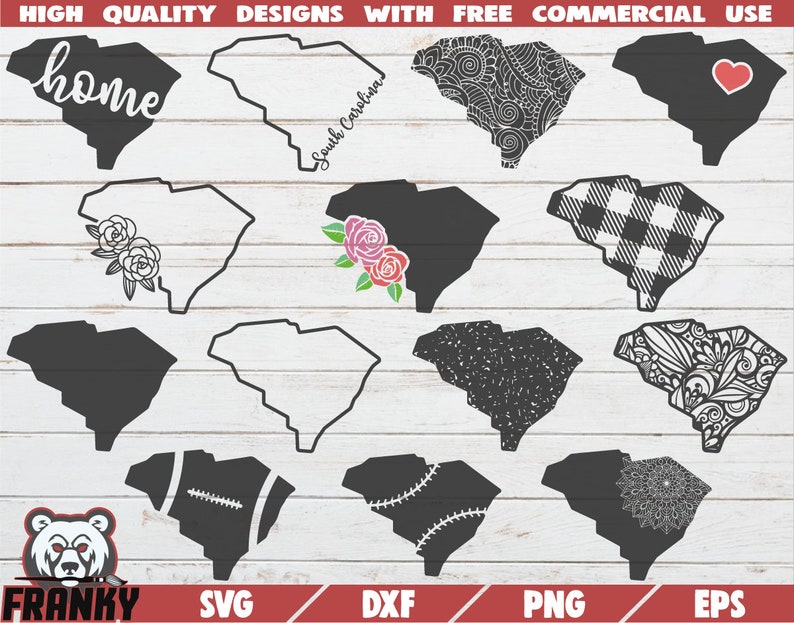 Download Clip Art 14 Designs Love South Carolina Svg Vinyl Decal Design Dxf Files South Carolina State Outline Svg South Carolina Svg Cut Files Art Collectibles