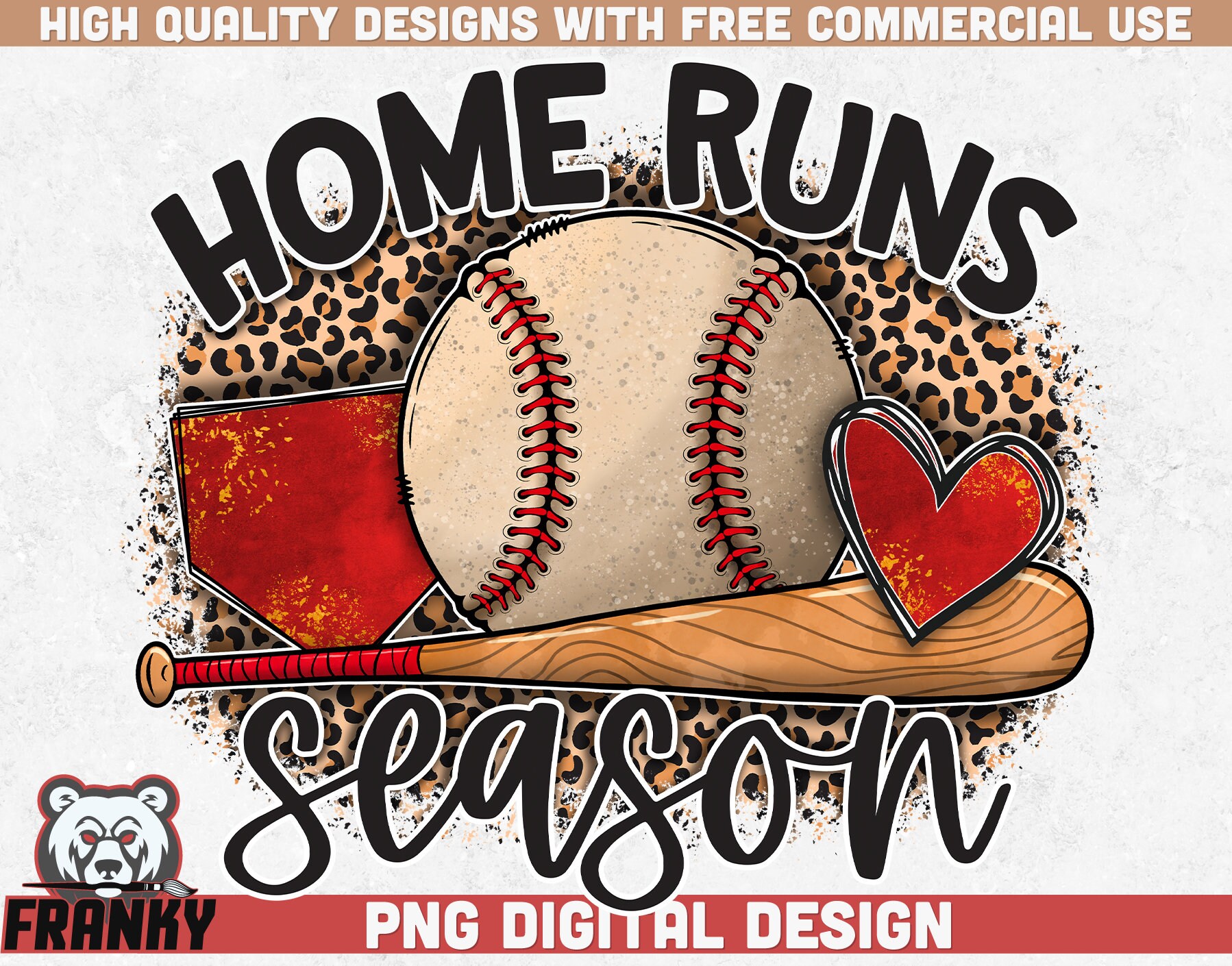 Tis the Season PNG Sublimation Printable Instant Download Baseball