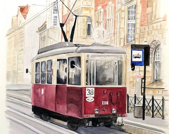 Spezielle Auftragsmalerei mit Aquarellfarben / kein Druck / handgefertigt / Personalisierte Geschenke / special custom order Watercolor
