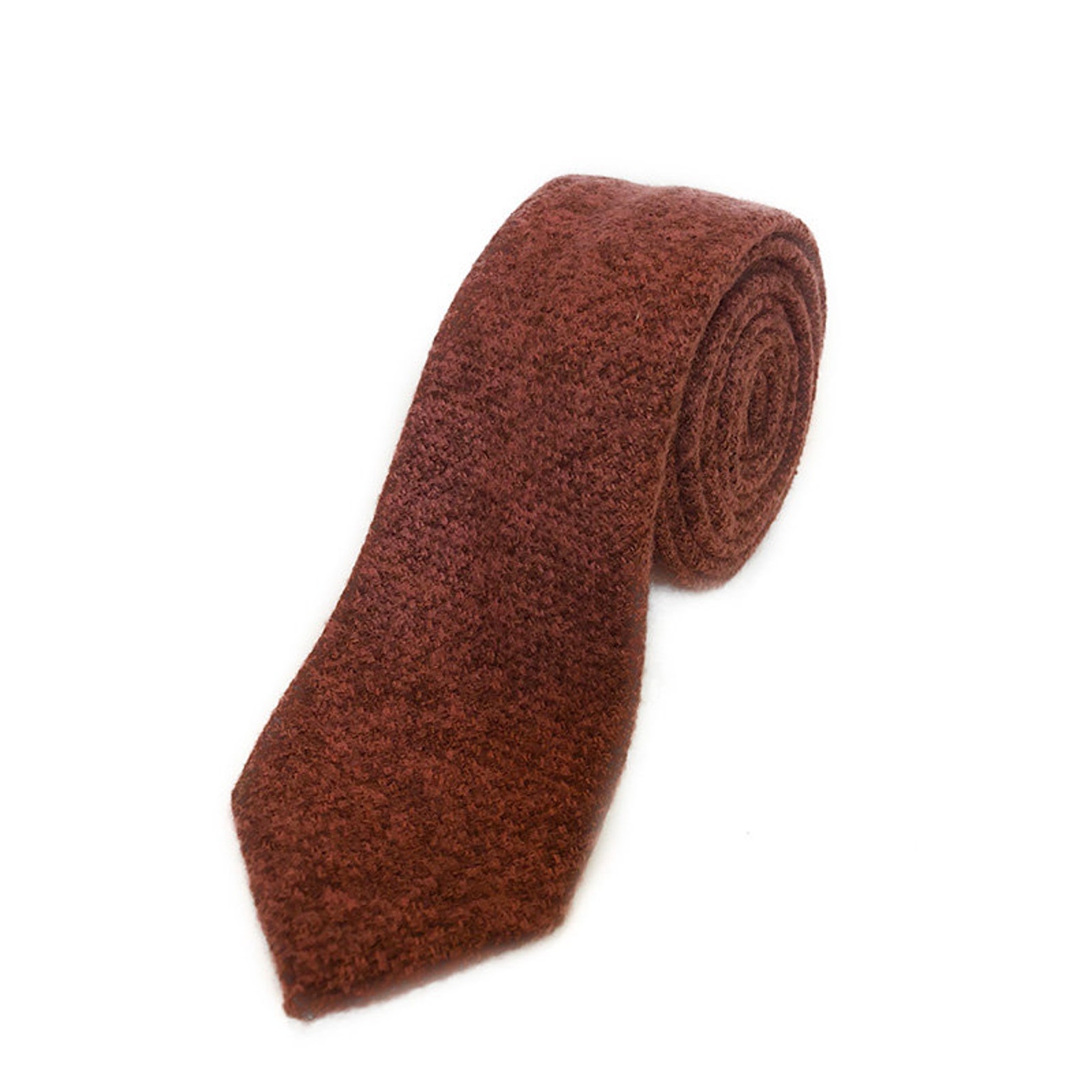 mens rust colored tie